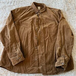 Men’s H&M Tan Corduroy Shirt